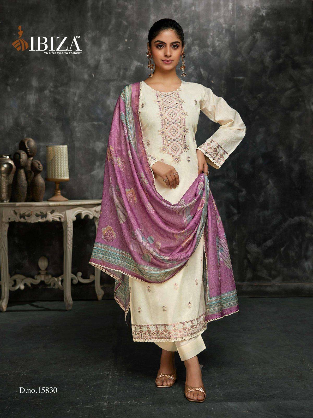 BOSCO VOL-9 By IBIZA 15828 TO 15831 Beautiful Festive Suits Stylish Colorful Fancy Casual Wear Organdy Digital Print Dresses At Wholesale Price